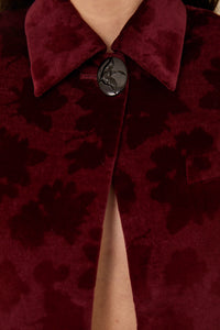 Agatha Blazer in Velvet Floral