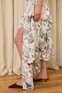 Evie Dress in Chenille/Mohair Lace