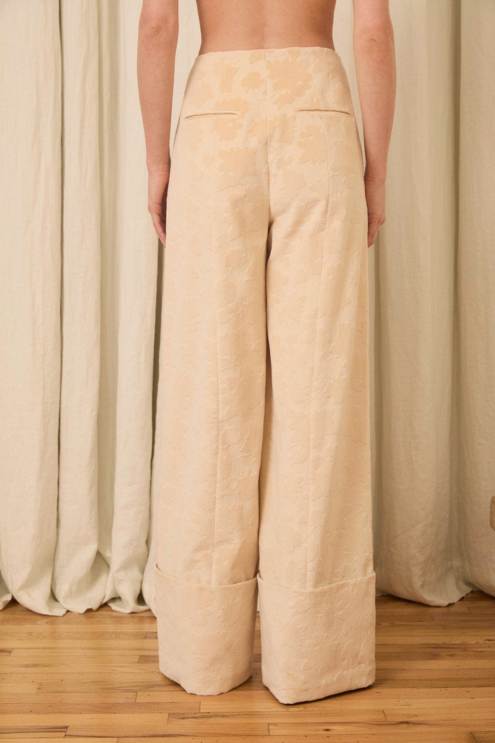 Freya Wide Leg Pant in Velvet Floral