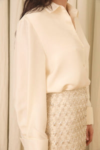 Philippa Shirtdress in Soft Silk