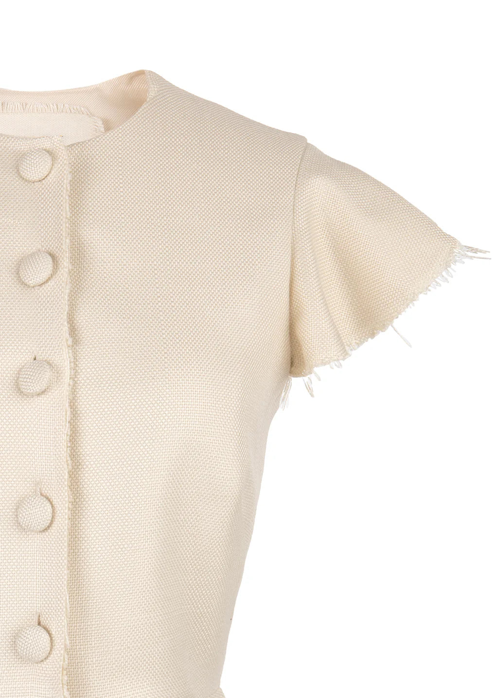 Shelley Top in Ivory Basetweave