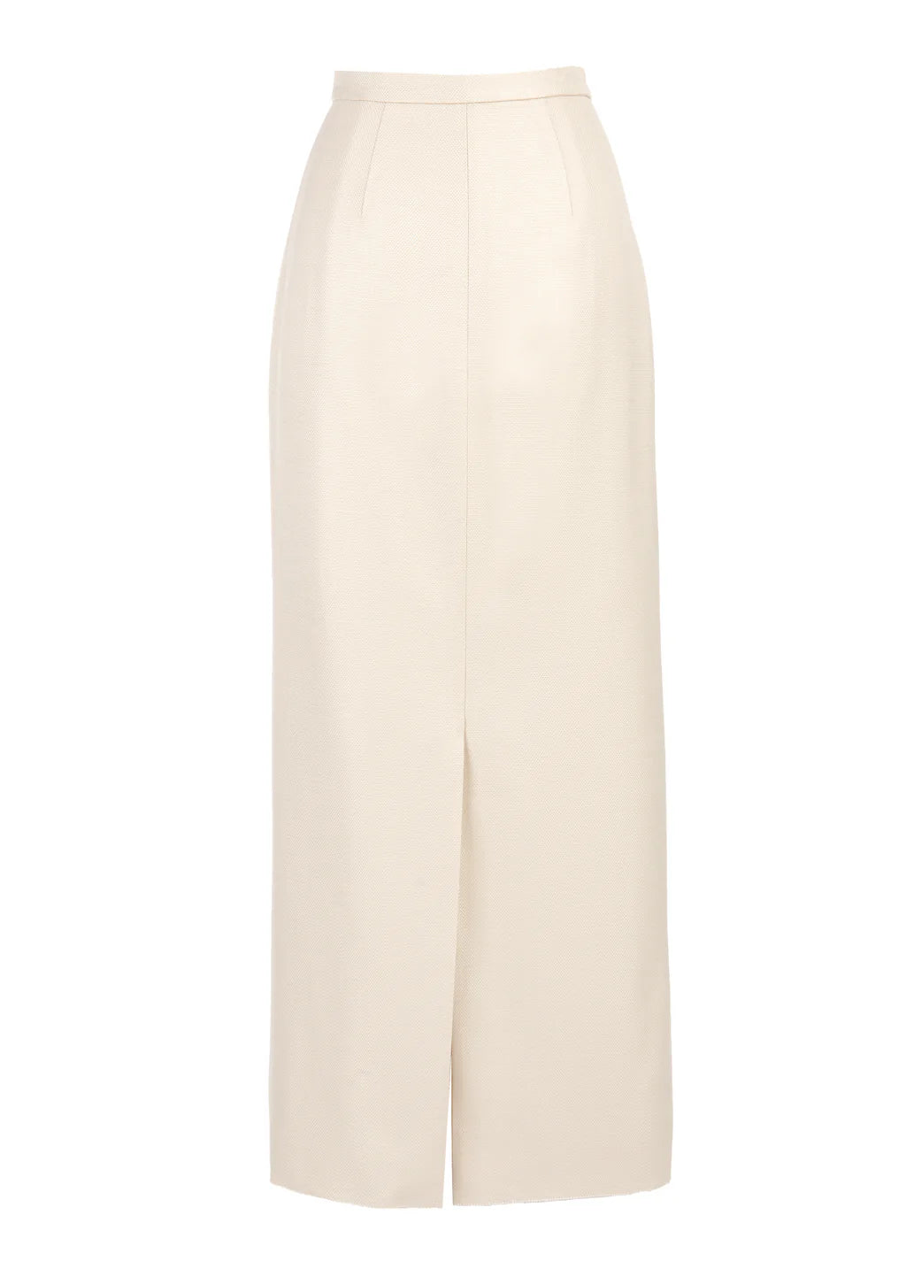 Shelley Skirt in Ivory Baseketweave
