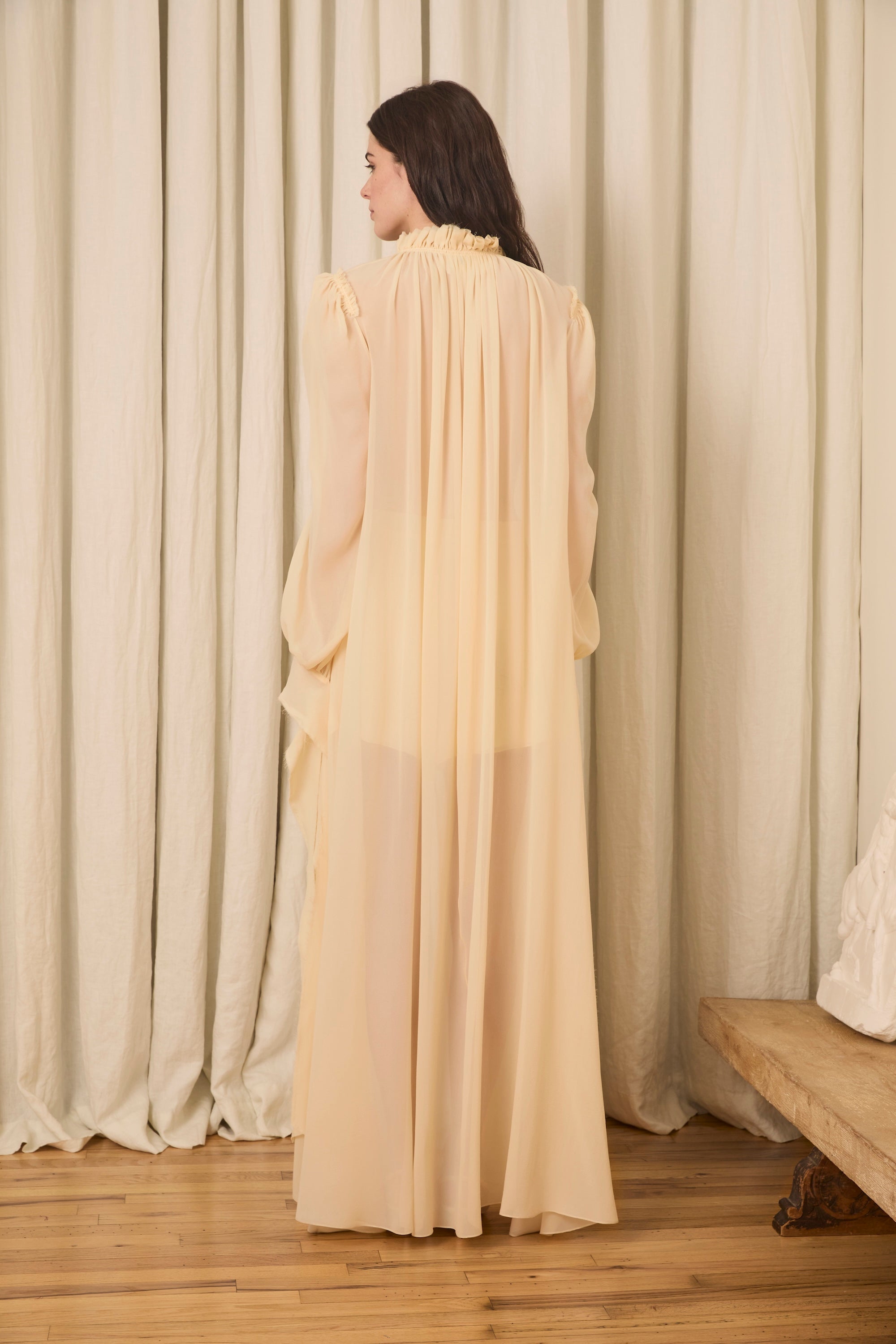 Delaney Blouse in Washed Chiffon – LEIN