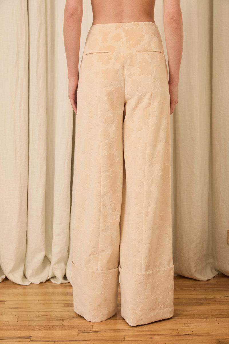 Freya Wide Leg Pant in Velvet Floral