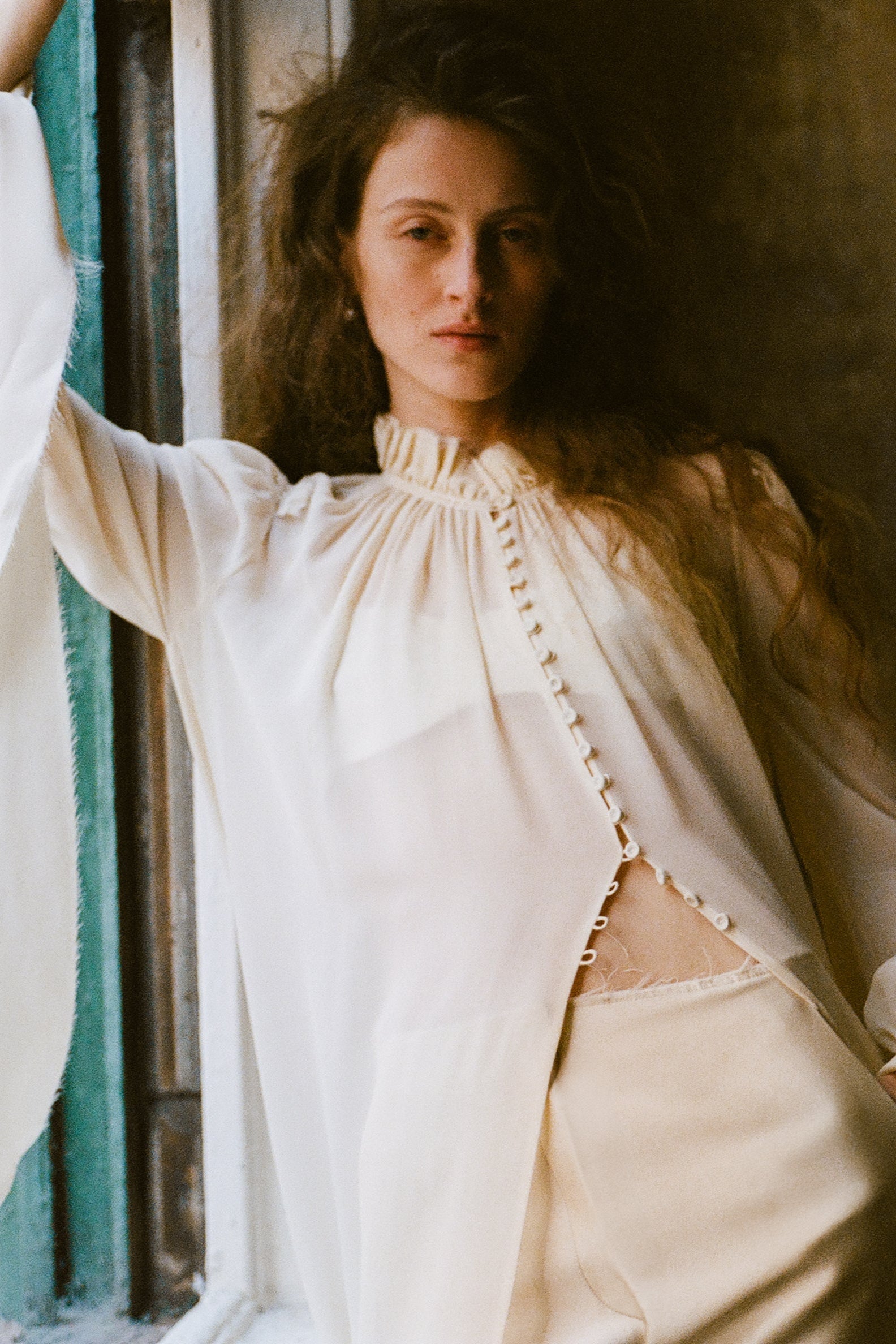 Delaney Blouse in Washed Chiffon – LEIN
