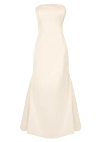 Maya Dress in Ivory Basketweave