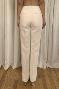 Ophelia Slim Leg Pant in Wool/Cotton