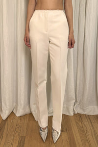 Ophelia Slim Leg Pant in Wool/Cotton