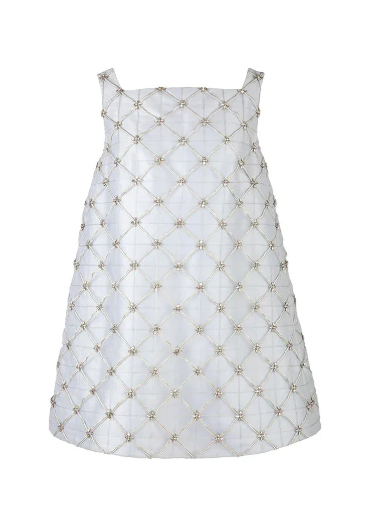 Beau Dress in Crystal Lattice