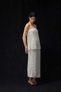Amah Skirt in Metal Lattice